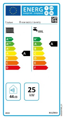 Vaillant ecoTEC exclusive IoniDetect VUW 36 CS/1-7 (N-INT2) Fali kondenzációs kombi gázkazán