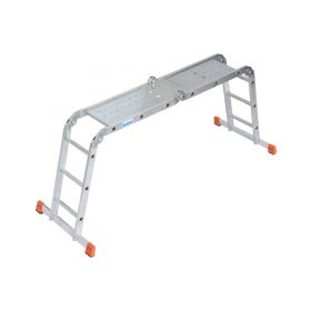 Krause Monto MultiMatic csuklós létra 4x3 fokos dobogóval