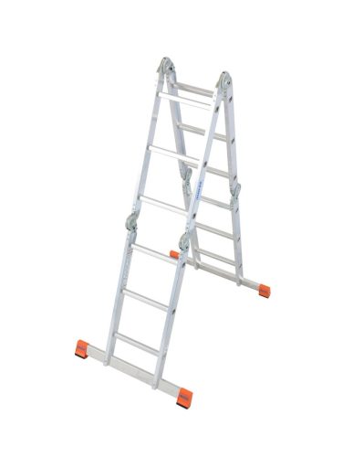 Krause Monto MultiMatic csuklós létra 4x3 fokos dobogóval