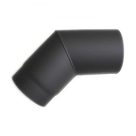 DN150, vastagfalú fekete acél 45 fokos könyök