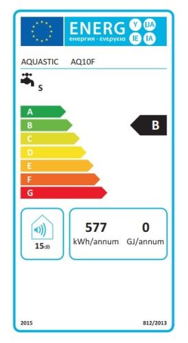 Hajdu Aquastic AQ 10F felső elhelyezésű elektromos melegvíztároló