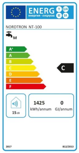 Nordtron NT-100 elektromos vízmelegítő, 100 literes, fali (2111913600)