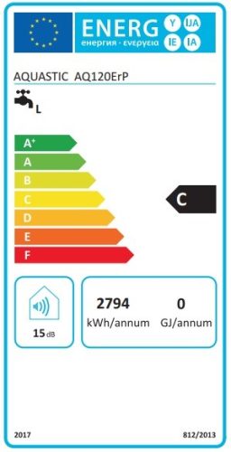 Hajdu AQ  ECO 120 ErP (Aquastic) elektromos melegvíztároló villanybojler 2112013540