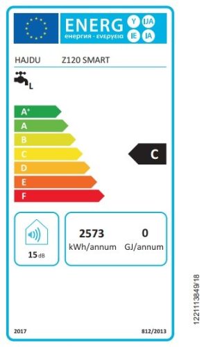 HAJDU Z120 SMART elektromos forróvíztároló