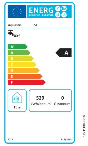 HAJDU AQUASTIC 5A elektromos vízmelegítő