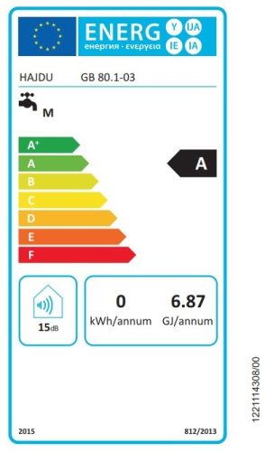 HAJDU GB 80.1 kéményes, gáz