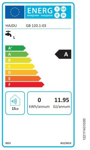 HAJDU GB 120.1-03 kéményes, gáz