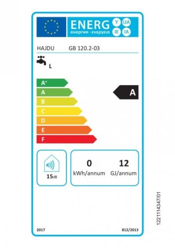 Hajdu GB  120.2-03  Bojler (gáz,kémény nélküli )