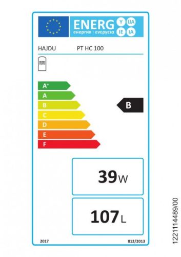 Hajdu PT HC 100 ErP Álló, zártrendszerű, fűtési - hűtési puffertároló