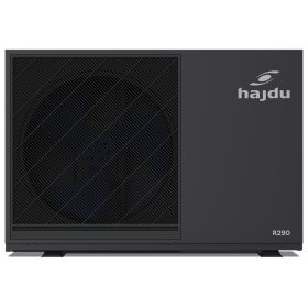  HAJDU fűtési/hűtési levegő-víz hőszivattyú 9 kW, HPU 9, 1fázisra, R290 elektromos fűtés nélkül