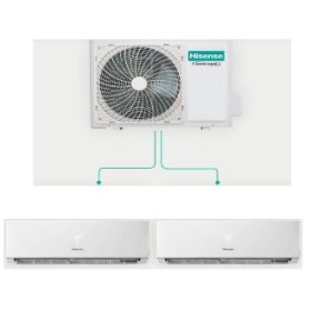   HISENSE MULTISPLIT2 2AMW52U4RXC 5 kW kültéri egység,  + 2 db 3,5kW beltéri egység, 2AMW52U4RXC_DJ35LE0EG