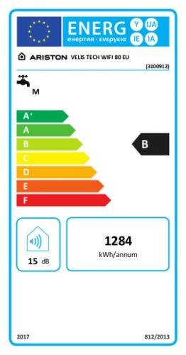 Ariston Velis Tech Wifi 80 EU Elektromos vízmelegítő