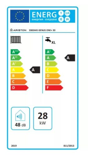 ARISTON Genus One+ 30 fali kondenzációs kombi gázkazán