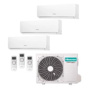  HISENSE MULTISPLIT 3AMW52U4RJC 5 kW kültéri egység, + 3 db 2,5kW beltéri egység DJ25LE0EG