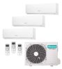  Hisense Multisplit3 klíma szett 7,5 kW 3AMW72U4RJC kültéri egység + 3db 2,6 kW beltéri egység  3AMW72U4RJC