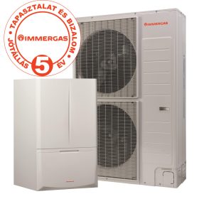   Immergas Magis Combo 12 V2 split rendszerű hőszivattyú és kondenzációs kazán egyben (átfolyós rendszer), 1 fázis