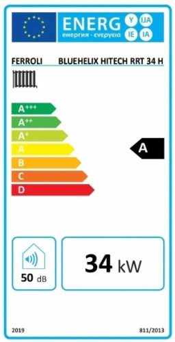 Ferroli Bluehelix Hitech RRT 34 H fali FŰTŐ kondenzációs kazán