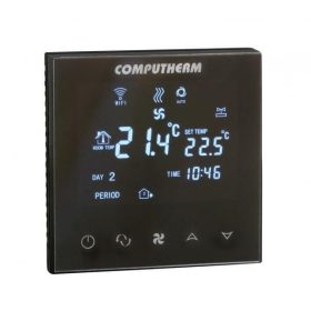   Computherm E300FC Wi-Fi fan-coil termosztát 2- és 4-csöves rendszerekhez, fekete