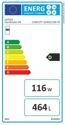 CONCEPT SGW(S)B 200 zománcozott indirekt tároló, 2 csőkígyóval, párazárt PUR szigeteléssel