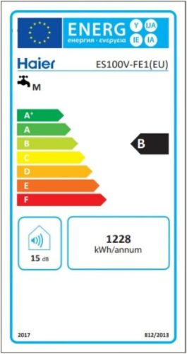 Haier ES100V-FE1W(EU) 100 L szögletes villanybojler Wi-Fi-vel 