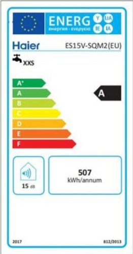 HAIER DESING 15 L alsós elhelyezésű villanybojler (ES15V-SQM2)