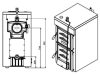 Hunor SP 4 tagos szilárdtüzelésű öntöttvas kazán (20kW)