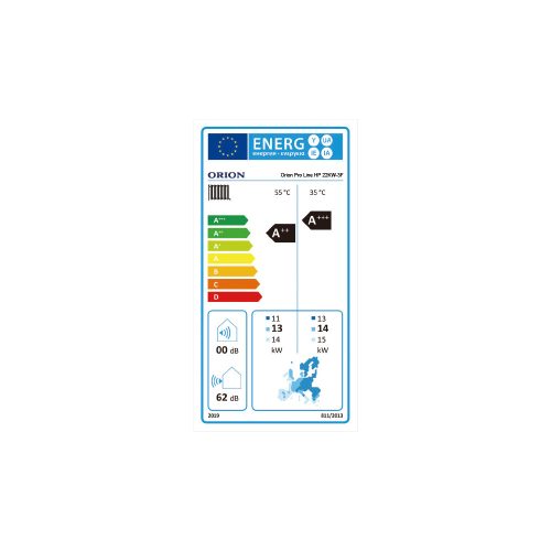 ORION PRO LINE HP 22 kW-3F Monoblokk R290 levegő-víz hőszivattyú