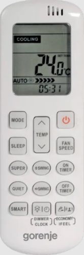  Gorenje REA klíma 5,3 kW Wifis inverteres klíma