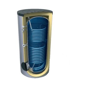   BOSCH AS 300 DUO zománcozott indirekt tároló 2 csőkígyóval, PU szig., 279l, D600mm
