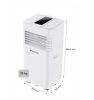 WENTOREX Florida 9 Mobil hűtő-fűtő mobil klíma, fehér (R290 / 2,6 kW / 230V)