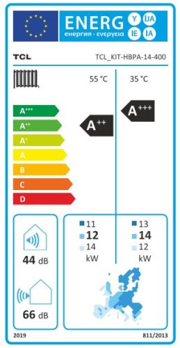 TCL KIT-14 R32 levegő-víz hőszivattyú 400 V 14 kW   + Ajándék !