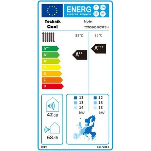 TECHNIK COOL PRO SPLIT LEVEGŐ-VÍZ HŐSZIVATTYÚ, 16 KW, 3 FÁZISÚ, 400V