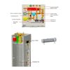 TECHNIK COOL PRO SPLIT LEVEGŐ-VÍZ HŐSZIVATTYÚ 10KW 3 FÁZISÚ, 400V BEÉPÍTETT 185 LITERES HMV TÁROLÓVAL