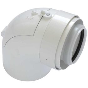  TRICOX PAEKÖ60C Koncentrikus PPs/alu ellenőrző könyök 80/125mm 90°