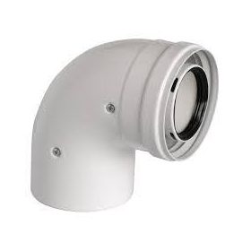 TRICOX PAKÖ501C Koncentrikus PPs/alu könyök 60/100mm 87°
