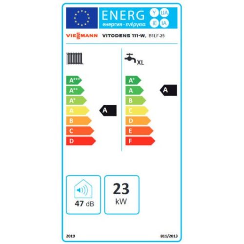 Viessmann Vitodens 111-W S1 (B1LF) 25 kW kompakt fali kondenzációs hőközpont beépített tárolóval 