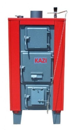 Kazi VR-48 kW + szigetelés + automata huzatszabályozó (vízrostélyos)