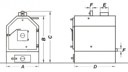 Calor SZB 40 40 Kw-os Bálaégető Kazán