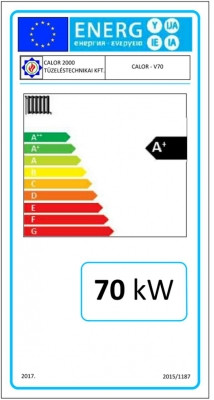 Calor SZB 70 70 Kw-os Bálaégető Vegyestüzelésű Kazán