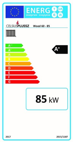  Celsius Wood 60-85 Ipari bála fa égető kazán  84 kW